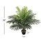 Elegant 36-Inch Fan Palm - Lush Indoor Greenery with 18 Wide Leaves for Stylish Home Decor, Floral Home by Artificial Flowers